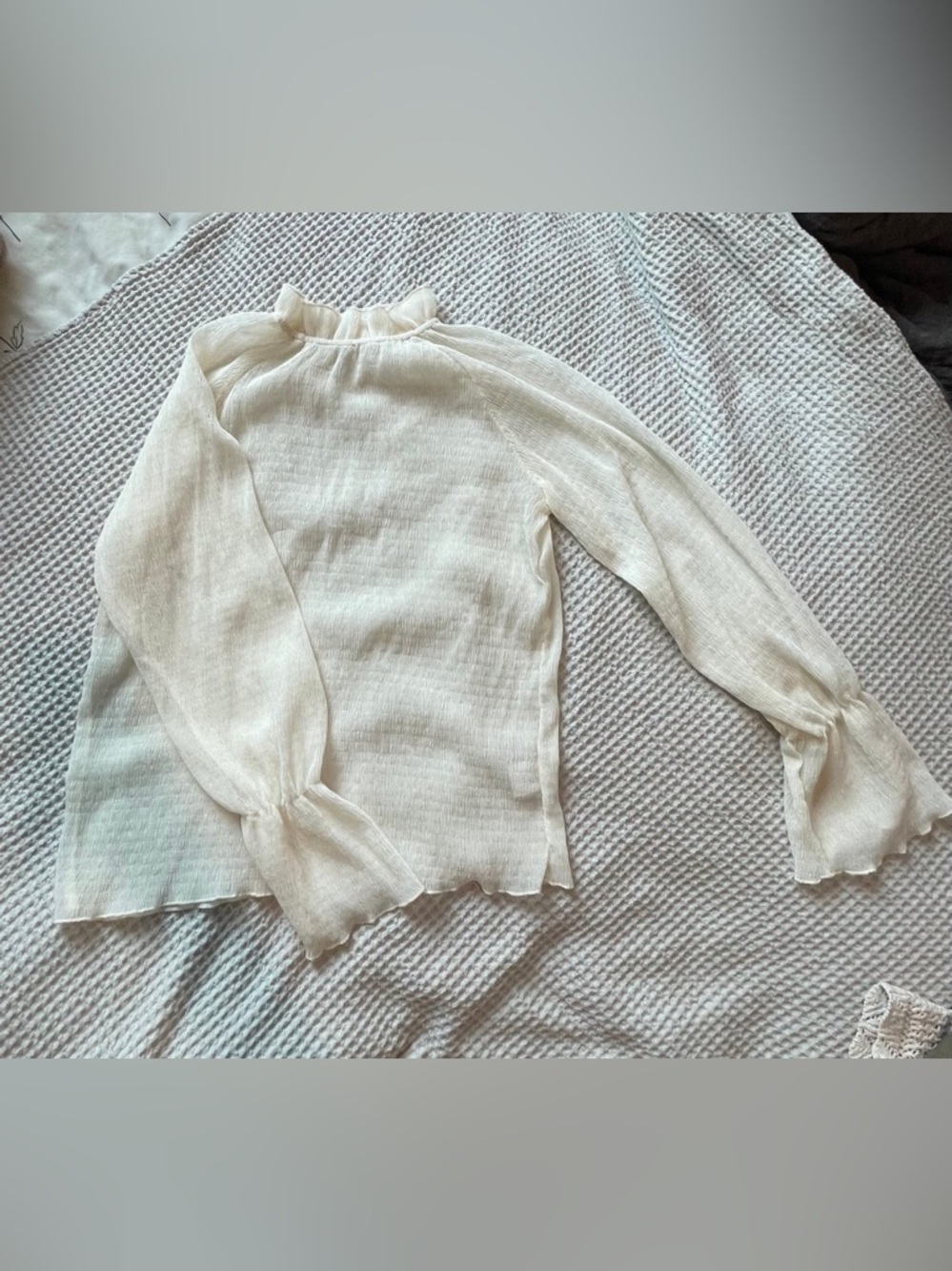 Sheer layering top